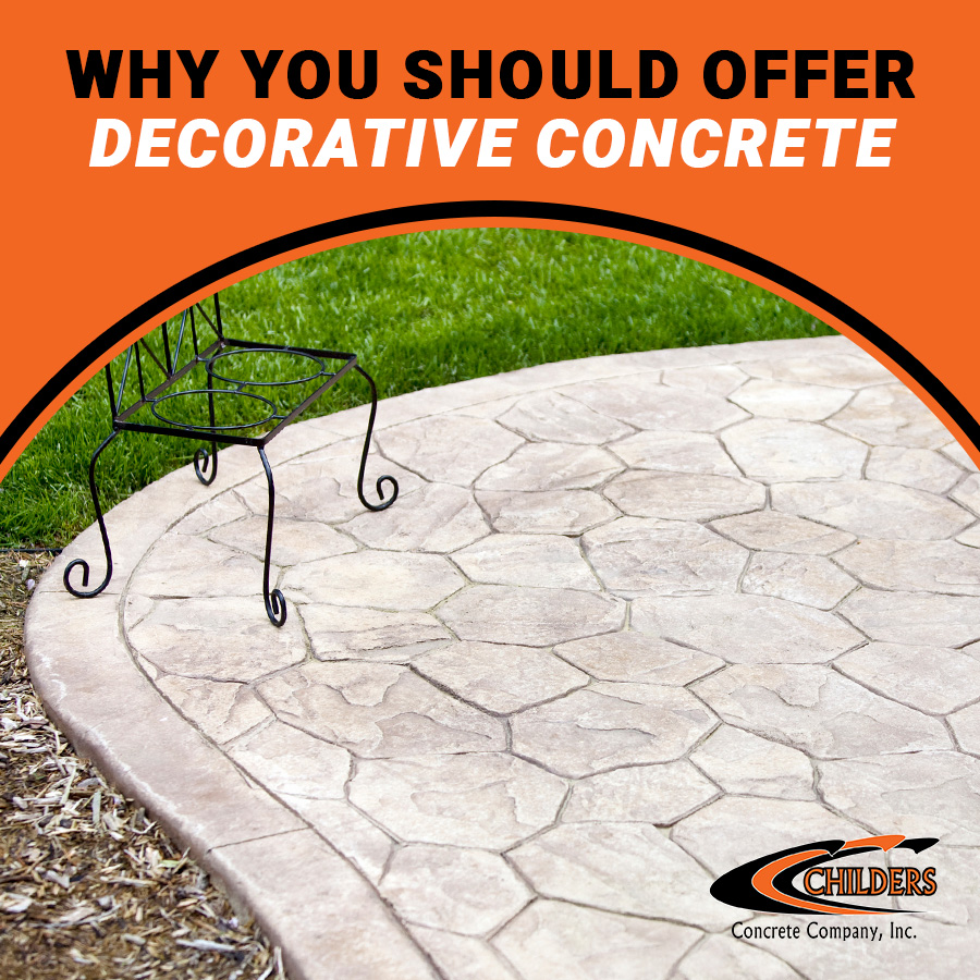 Why You Should Offer Decorative Concrete to Your Customers