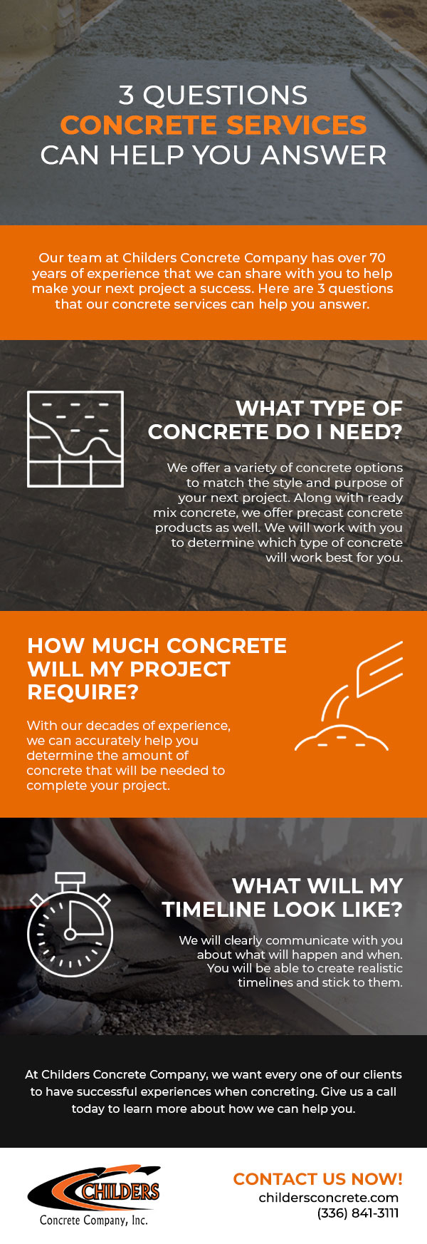 3 Questions Concrete Services Can Help You Answer